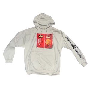 jean-michel basquiat graphic hoodie